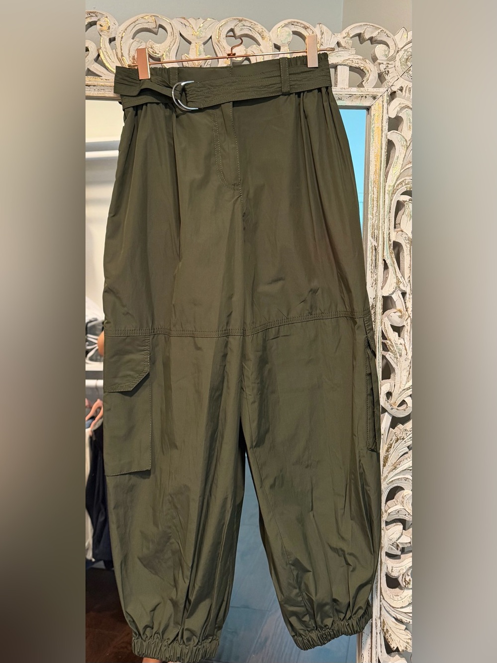 Derek Lam 10 Crosby Women’s Tamsin Balloon Cargo Pants in Fatigue size XS - Picture 5 of 8